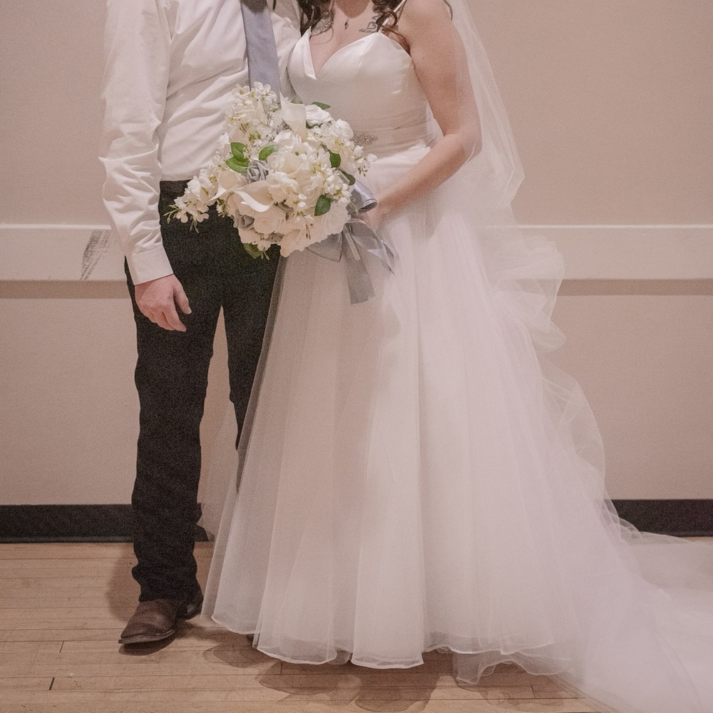 Beautiful MoriLee wedding dress!